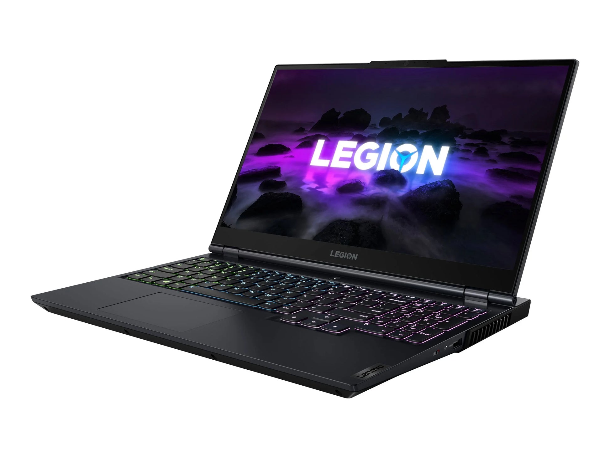 Legion 5 15ACH6 82JW - AMD Ryzen 7 - 5800H / up to 4.4 Ghz - Win 10 Home 64-Bit - GF RTX 3050 Ti - 16 GB RAM - 512 GB SSD Nvme - 15.6" IPS 1920 X 1080 (Full HD) @ 165 Hz - Gigabit Ethernet - Wi-Fi 6 - Phantom Blue, Shadow Black (Bottom) - Kbd: US - with 1 Year Legion Ultimate Support